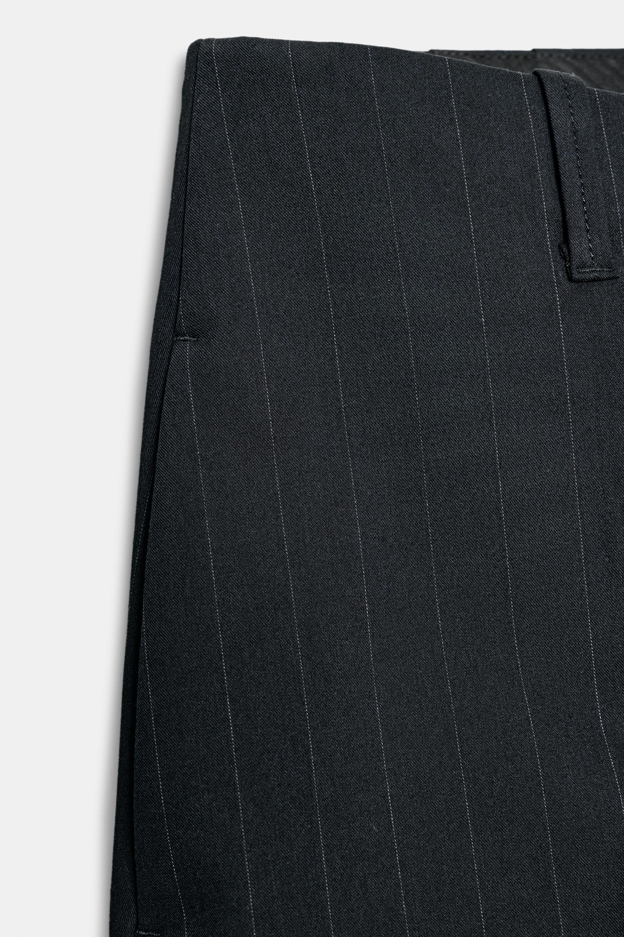 ZW COLLECTION PINSTRIPE LONG SHORTS